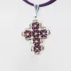 Small Cross - Arabella-Purple Suedine - 2